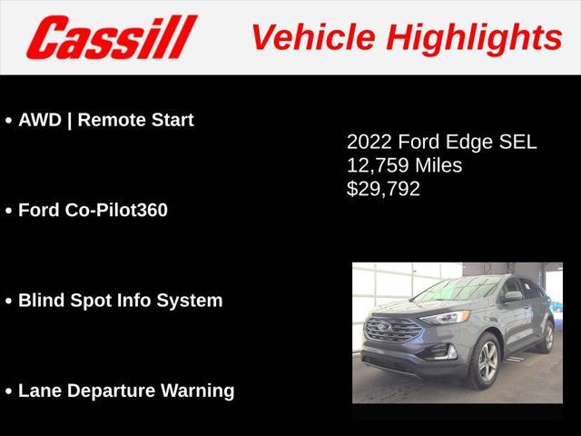 used 2022 Ford Edge car, priced at $29,792