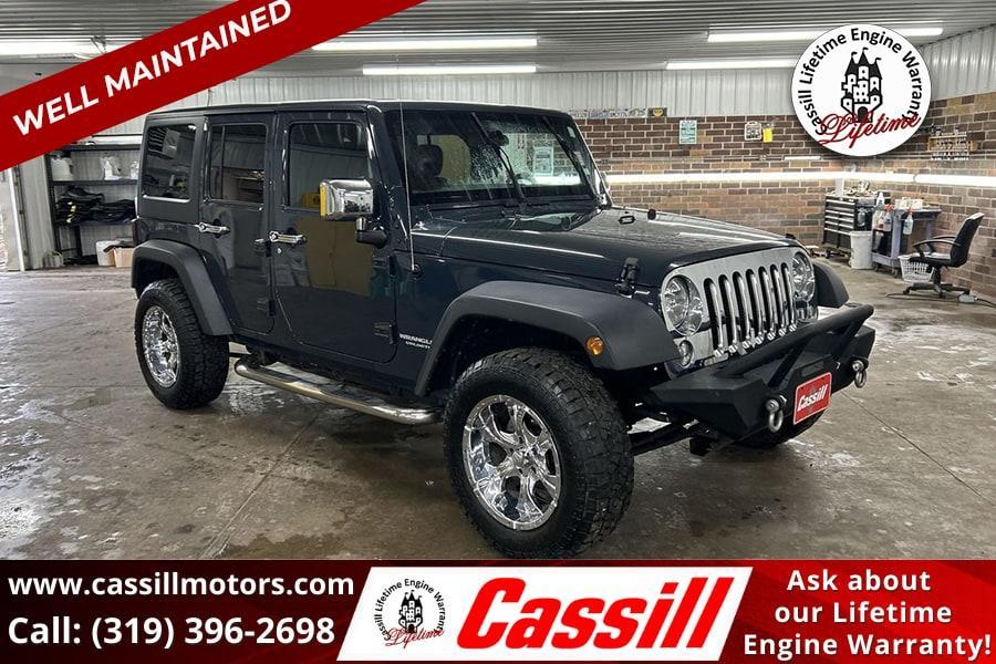 used 2017 Jeep Wrangler Unlimited car, priced at $19,997