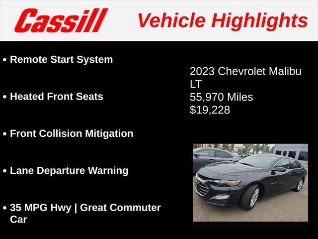 used 2023 Chevrolet Malibu car, priced at $19,228