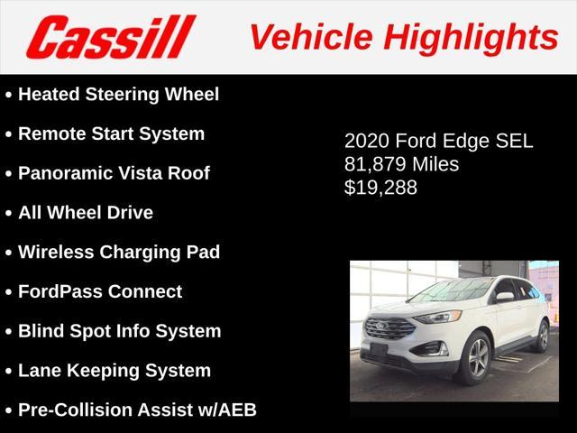 used 2020 Ford Edge car, priced at $19,288