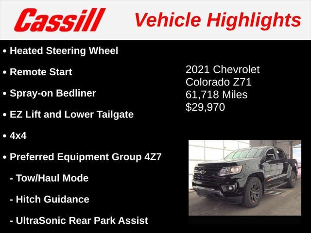 used 2021 Chevrolet Colorado car, priced at $29,970