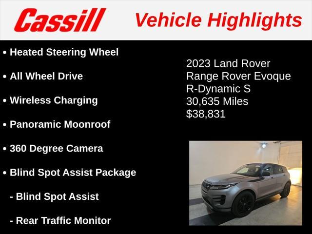 used 2023 Land Rover Range Rover Evoque car, priced at $38,831