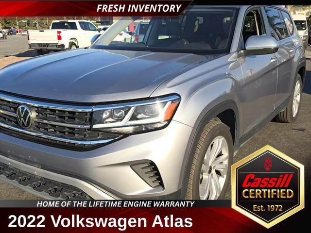 used 2022 Volkswagen Atlas car, priced at $27,640