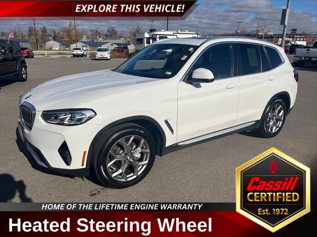 used 2022 BMW X3 car, priced at $34,341