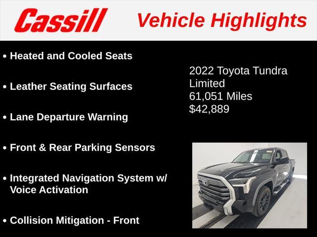 used 2022 Toyota Tundra car, priced at $42,889