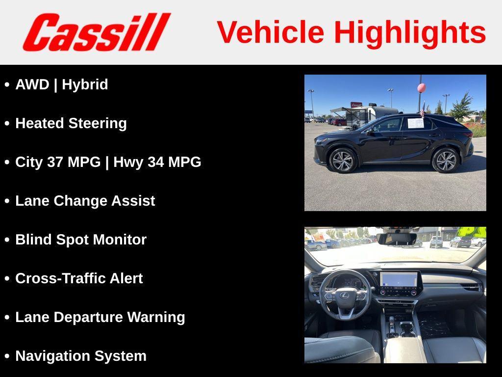 used 2024 Lexus RX 350 car, priced at $54,288