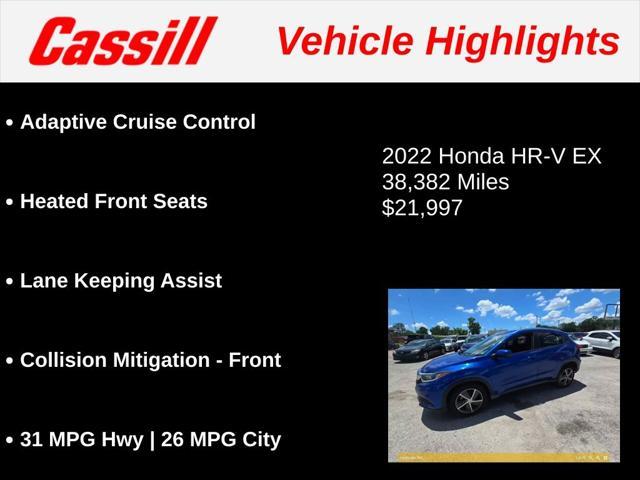 used 2022 Honda HR-V car, priced at $21,997