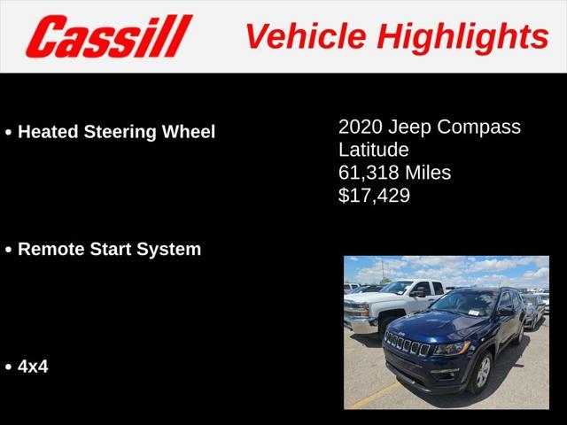used 2020 Jeep Compass car, priced at $17,429