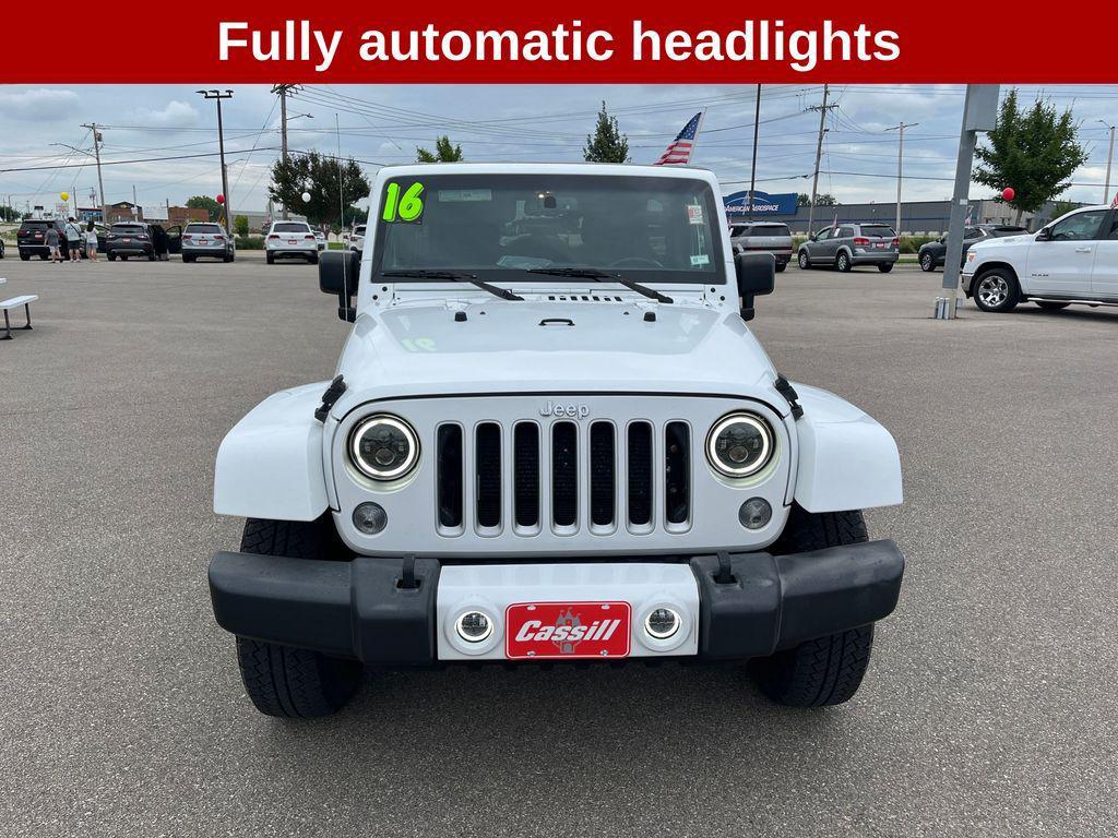 used 2016 Jeep Wrangler Unlimited car, priced at $18,079