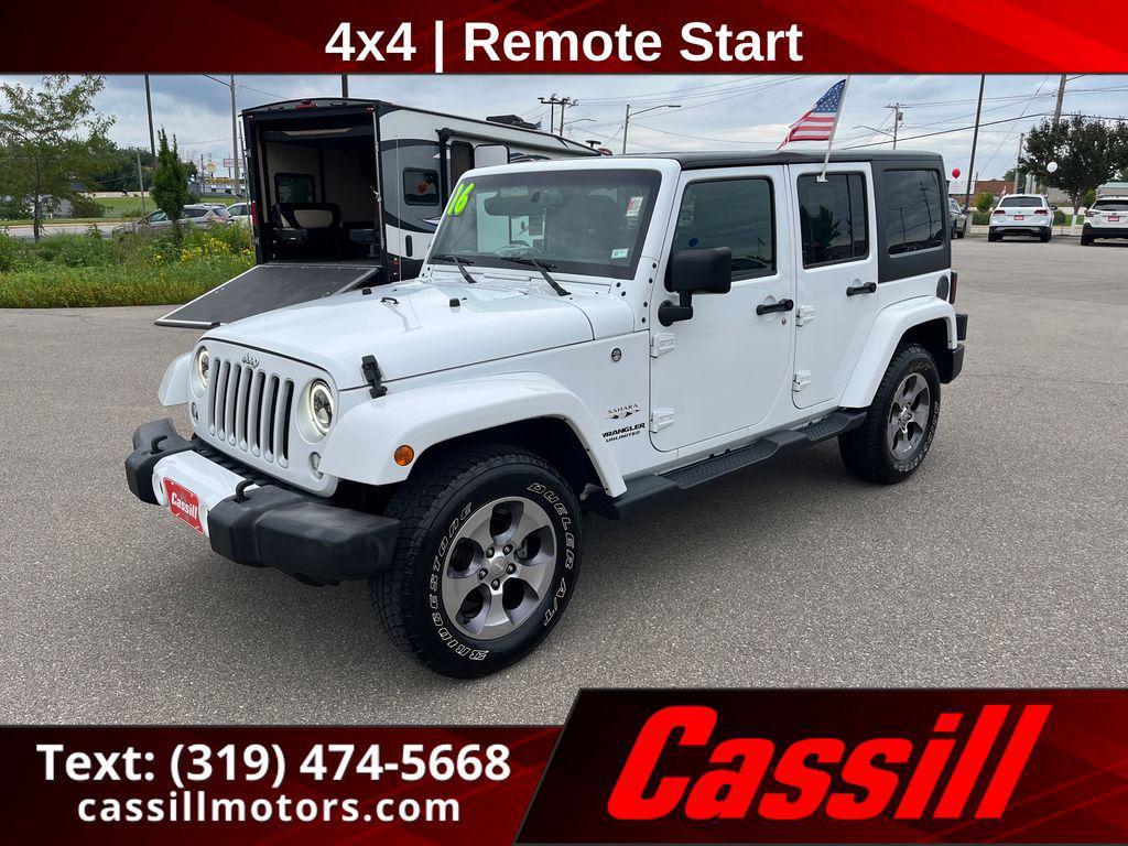 used 2016 Jeep Wrangler Unlimited car, priced at $18,079