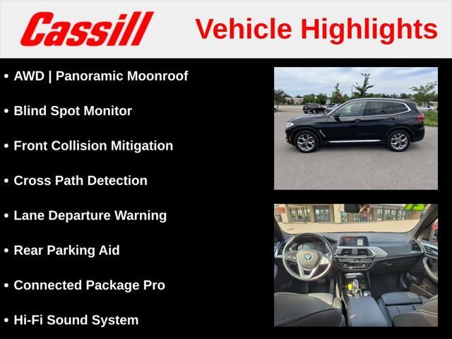 used 2021 BMW X3 car, priced at $29,479
