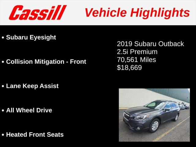 used 2019 Subaru Outback car, priced at $18,669