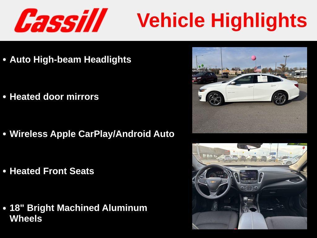 used 2024 Chevrolet Malibu car, priced at $20,591