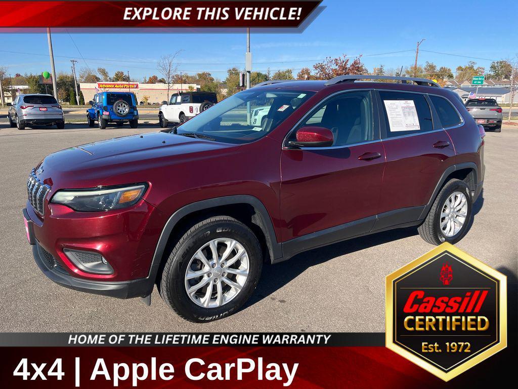 used 2019 Jeep Cherokee car, priced at $14,341