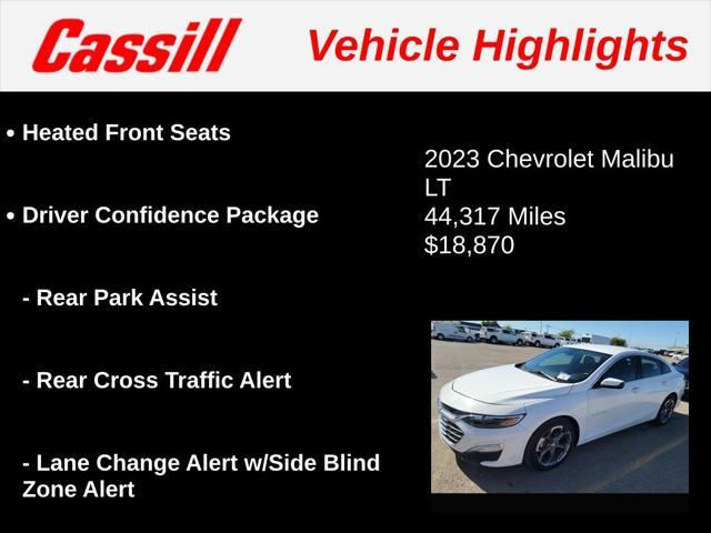 used 2023 Chevrolet Malibu car, priced at $18,870