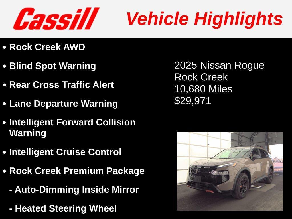 used 2025 Nissan Rogue car, priced at $29,971