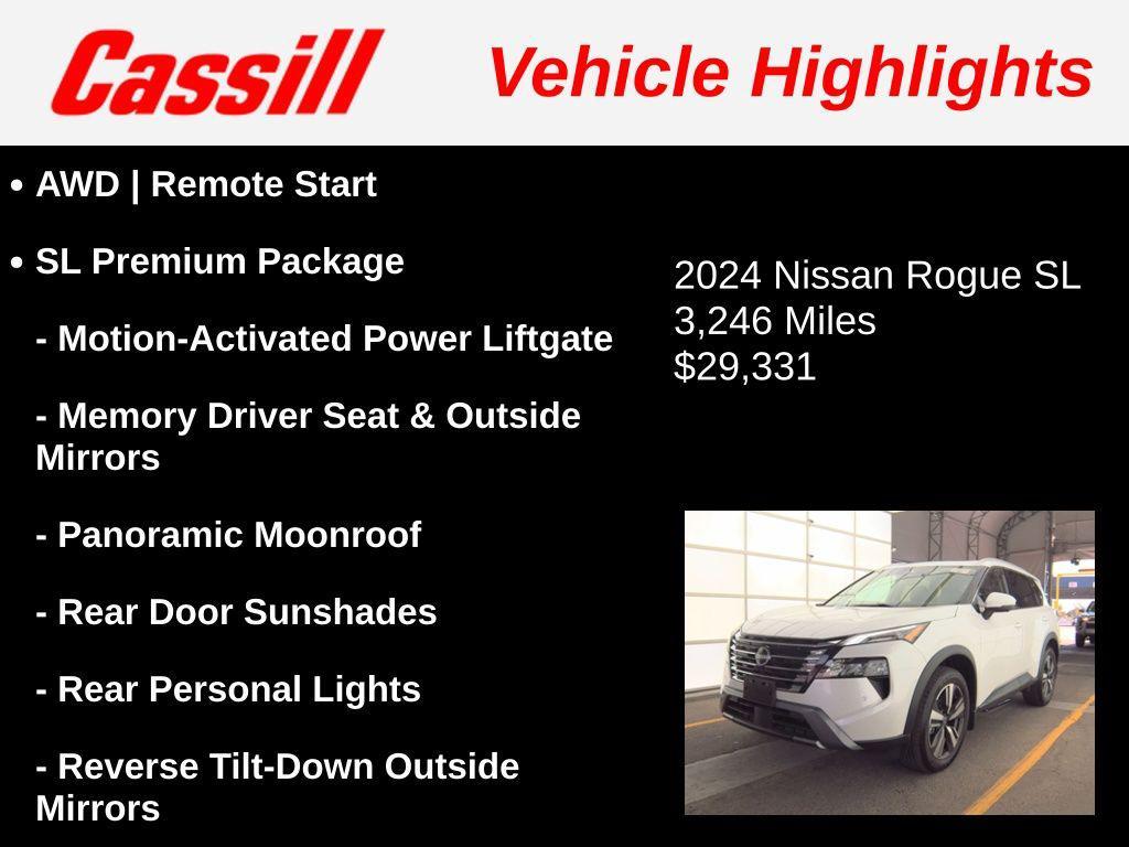 used 2024 Nissan Rogue car, priced at $29,331