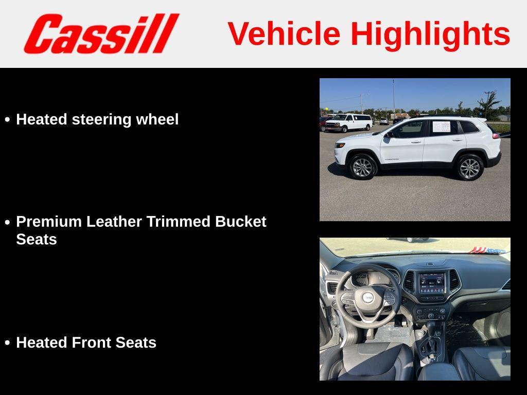 used 2022 Jeep Cherokee car, priced at $23,274