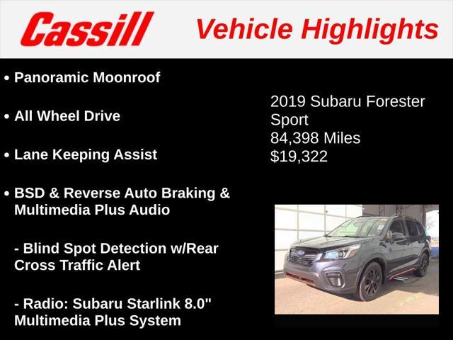 used 2019 Subaru Forester car, priced at $19,322