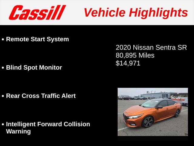 used 2020 Nissan Sentra car, priced at $14,971