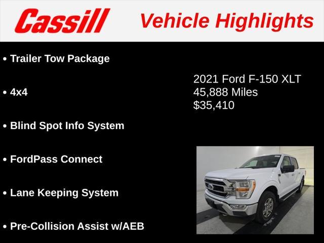 used 2021 Ford F-150 car, priced at $35,410