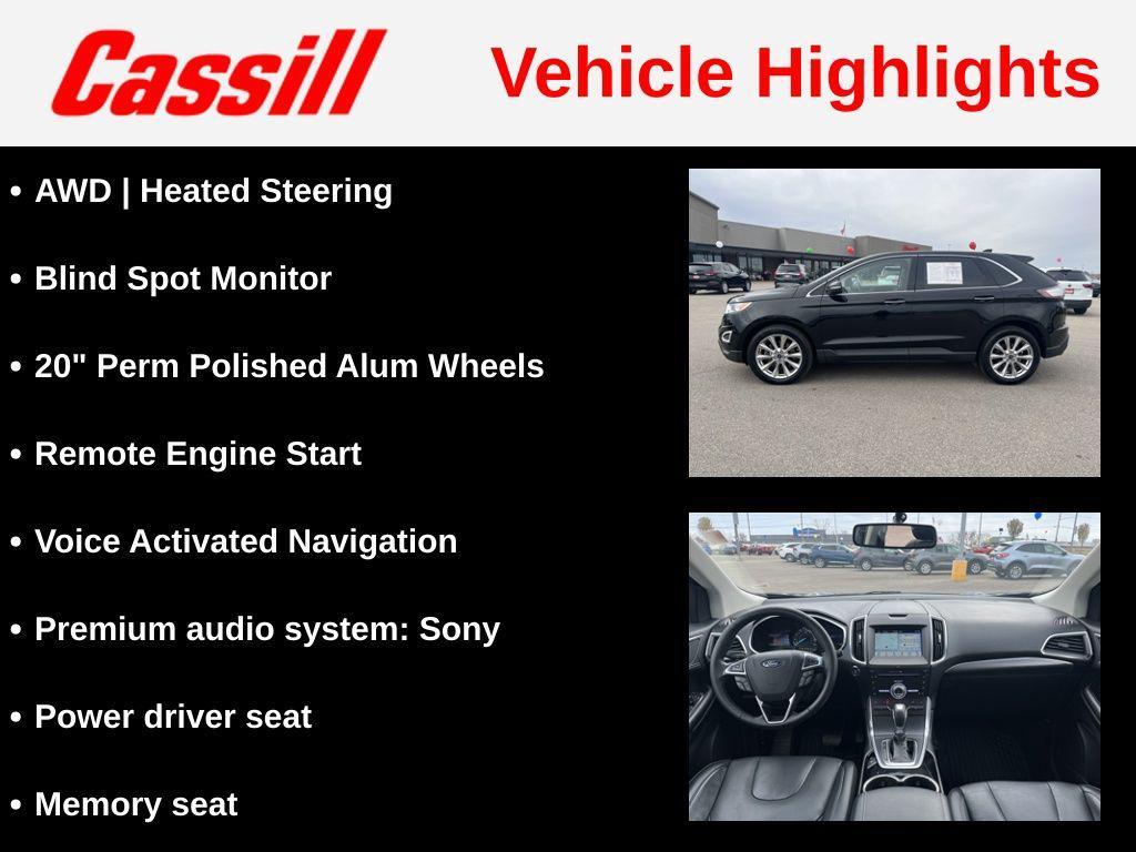 used 2017 Ford Edge car, priced at $14,967