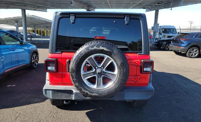 used 2021 Jeep Wrangler Unlimited car, priced at $27,751