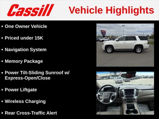 used 2015 GMC Yukon car, priced at $14,461