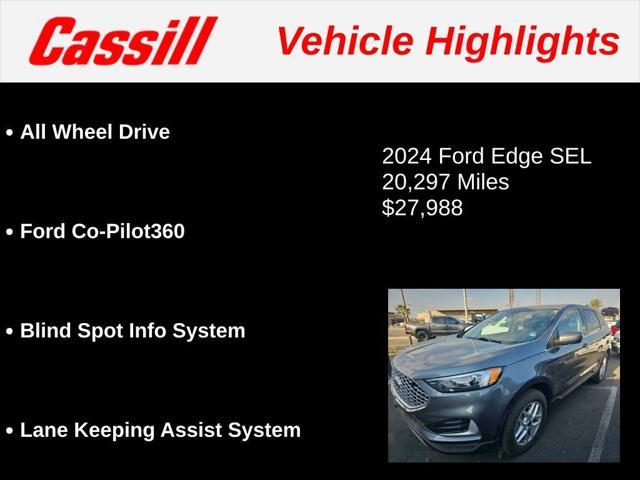 used 2024 Ford Edge car, priced at $27,988