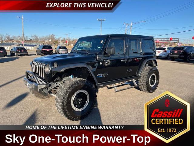 used 2021 Jeep Wrangler Unlimited 4xe car, priced at $28,671