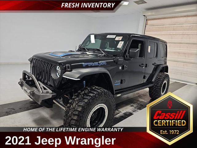 used 2021 Jeep Wrangler Unlimited 4xe car, priced at $29,975