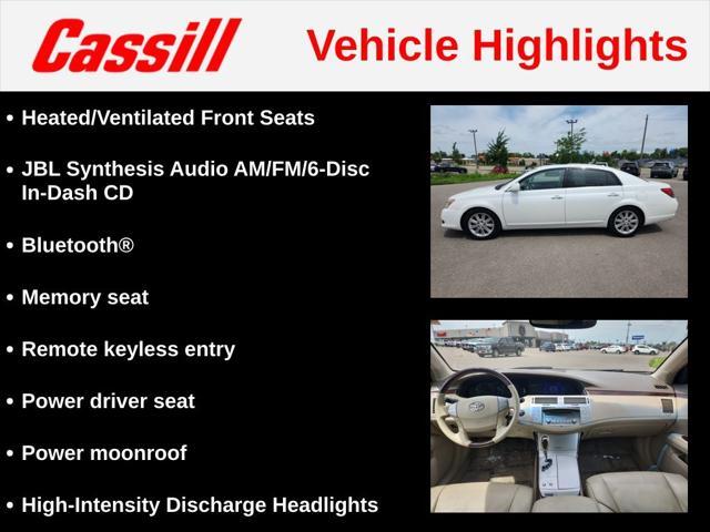 used 2010 Toyota Avalon car, priced at $9,275