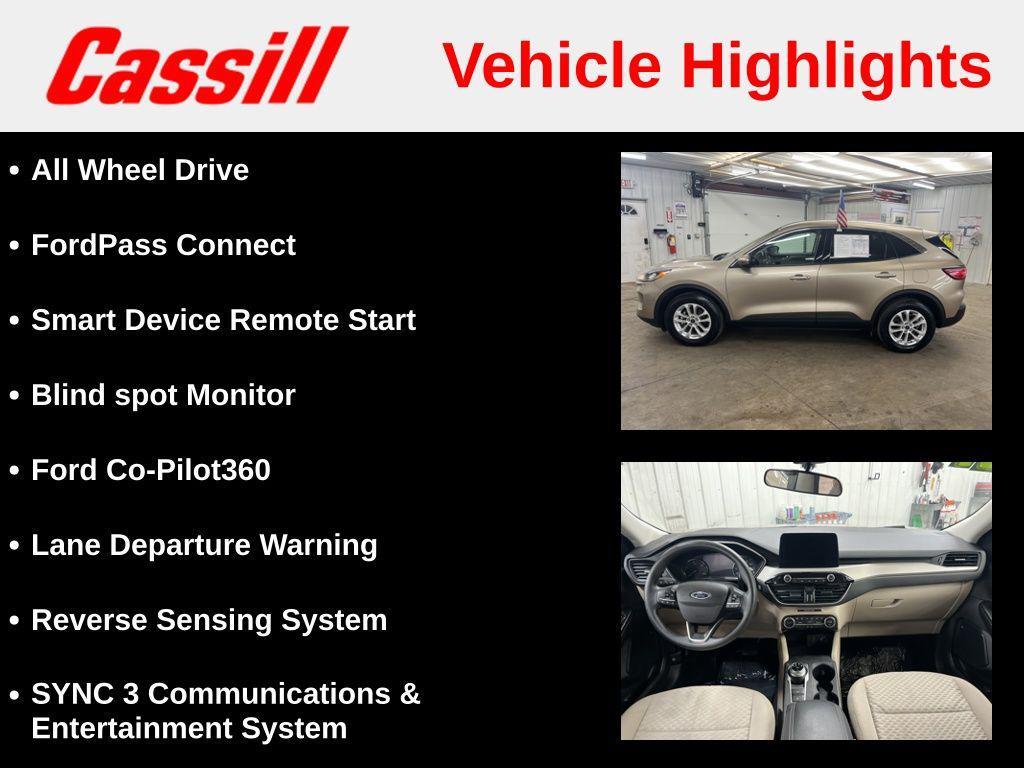 used 2021 Ford Escape car, priced at $19,722