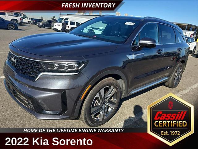 used 2022 Kia Sorento Plug-In Hybrid car, priced at $32,770