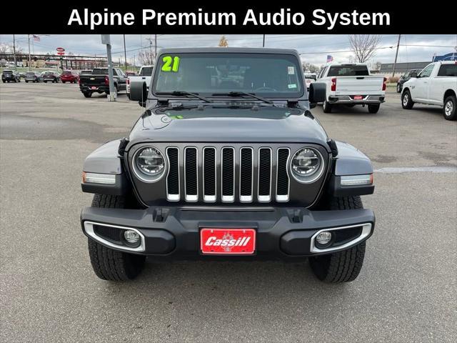 used 2021 Jeep Wrangler Unlimited car, priced at $35,366