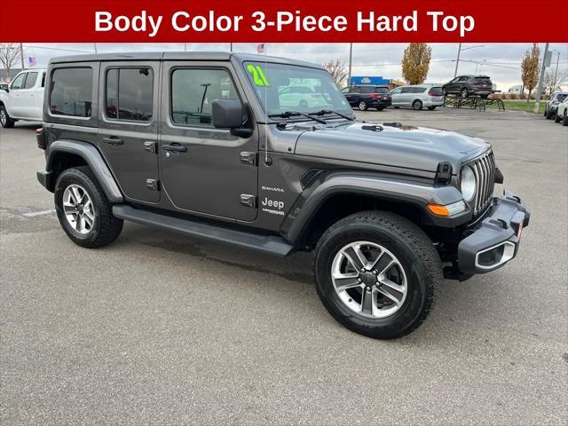 used 2021 Jeep Wrangler Unlimited car, priced at $35,750