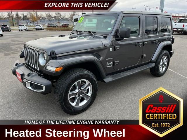 used 2021 Jeep Wrangler Unlimited car, priced at $35,366