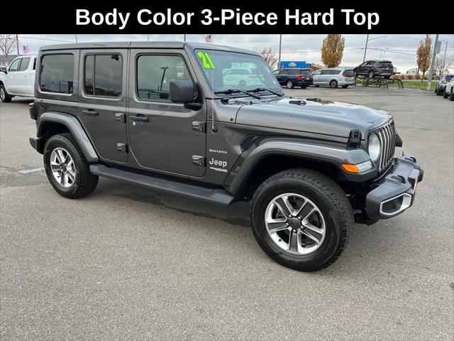 used 2021 Jeep Wrangler Unlimited car, priced at $35,366