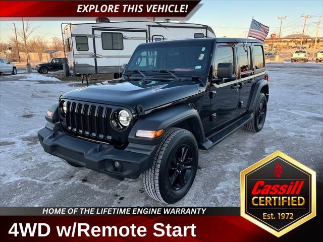 used 2021 Jeep Wrangler Unlimited car, priced at $28,269