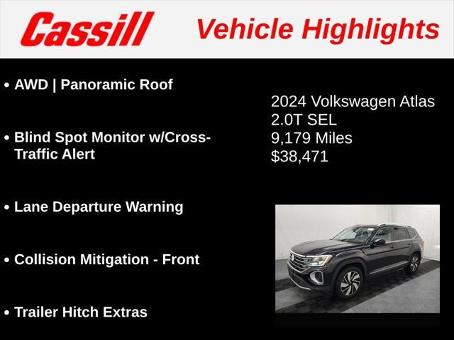 used 2024 Volkswagen Atlas car, priced at $38,471