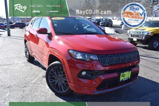 used 2022 Jeep Compass car, priced at $25,487