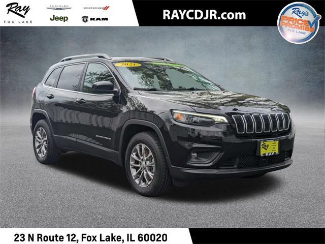 used 2021 Jeep Cherokee car, priced at $24,887