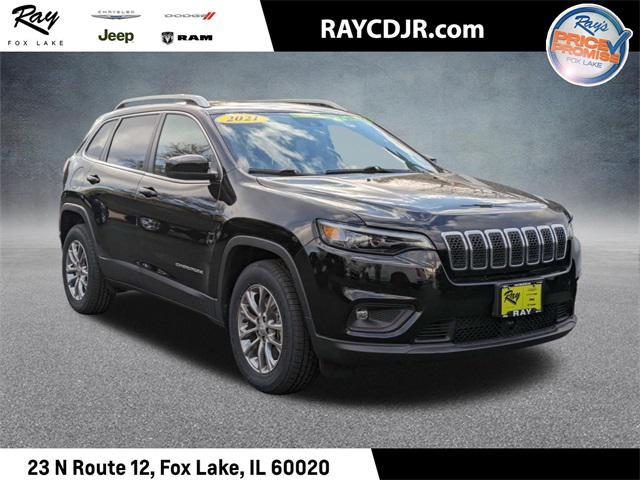 used 2021 Jeep Cherokee car, priced at $25,887