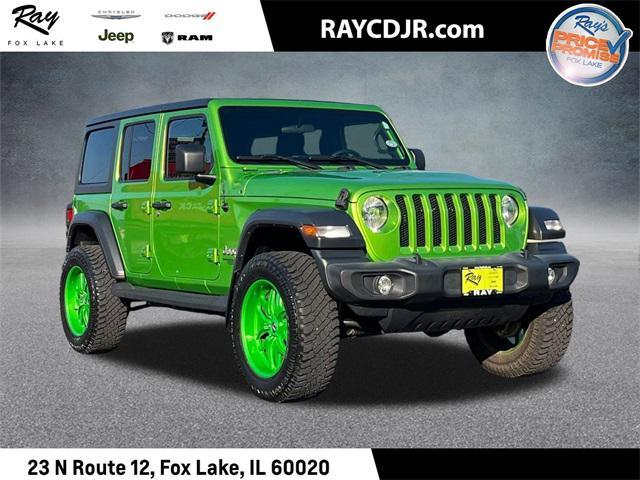 used 2020 Jeep Wrangler Unlimited car, priced at $26,990