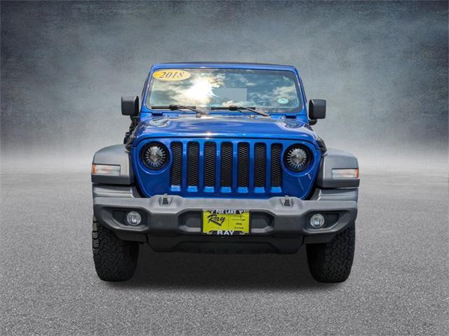 used 2018 Jeep Wrangler Unlimited car, priced at $16,990