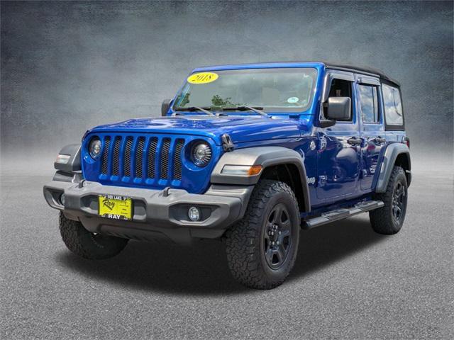 used 2018 Jeep Wrangler Unlimited car, priced at $16,990