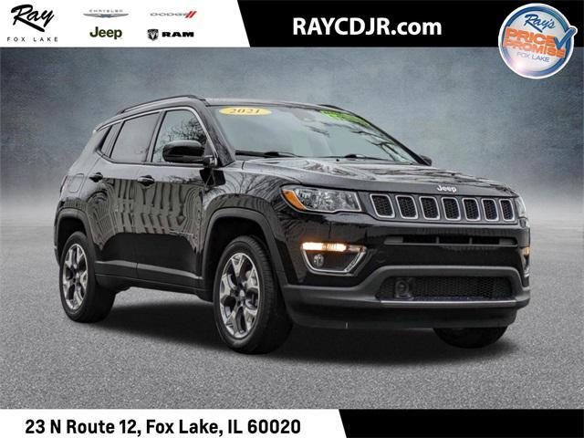 used 2021 Jeep Compass car, priced at $23,887