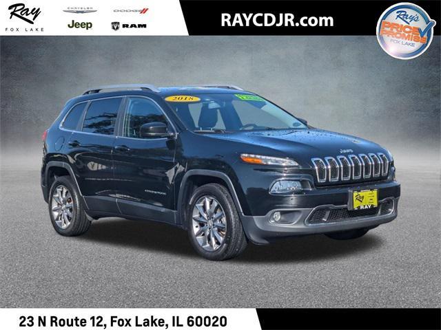 used 2018 Jeep Cherokee car, priced at $15,990