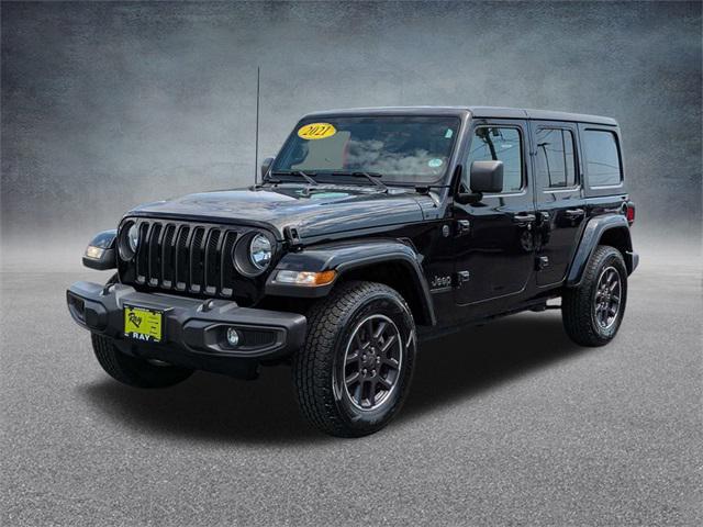 used 2021 Jeep Wrangler Unlimited car, priced at $29,890