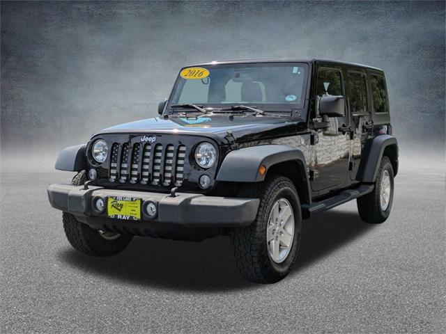 used 2016 Jeep Wrangler Unlimited car, priced at $18,988